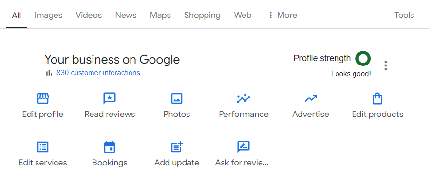 google business profile set up