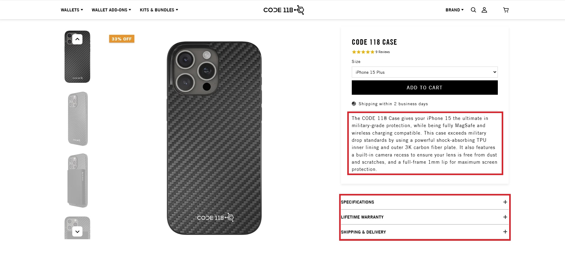 Good Ecommerce Product Description Example