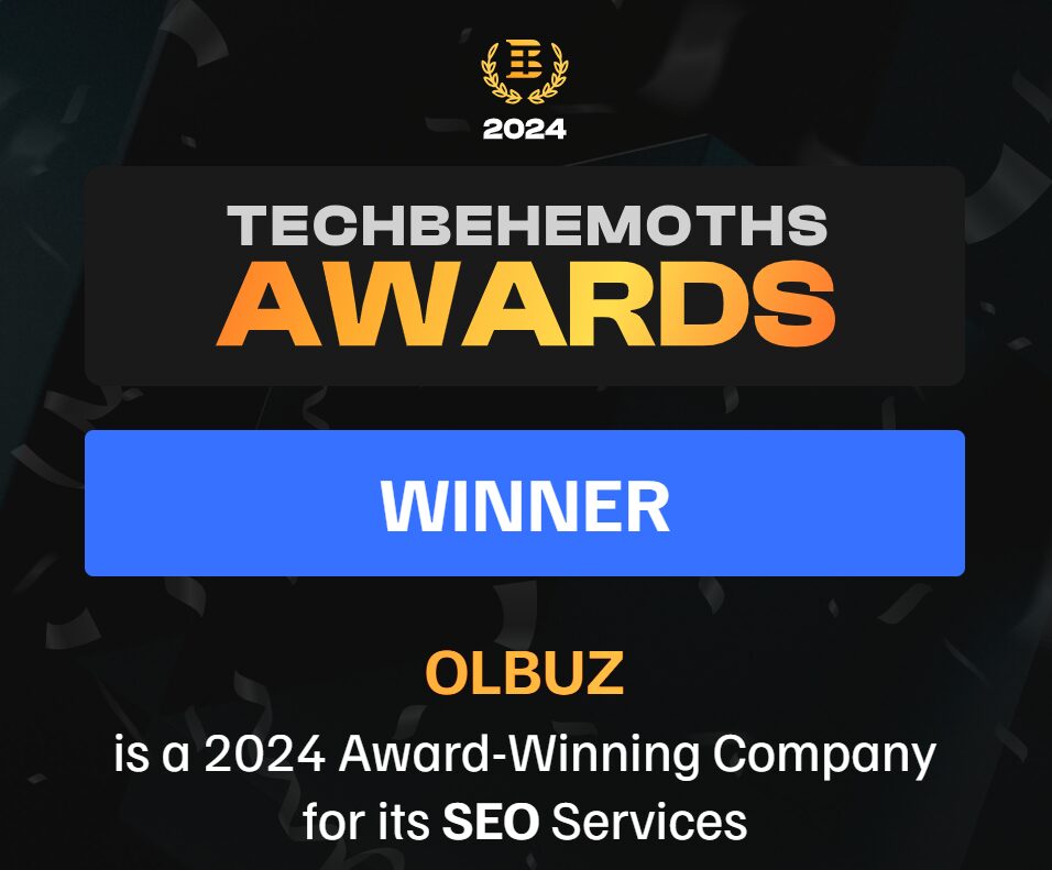 OLBUZ - Winner for SEO Services 2024